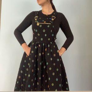 NWT KENZO x HM Quilted Overalls Dress